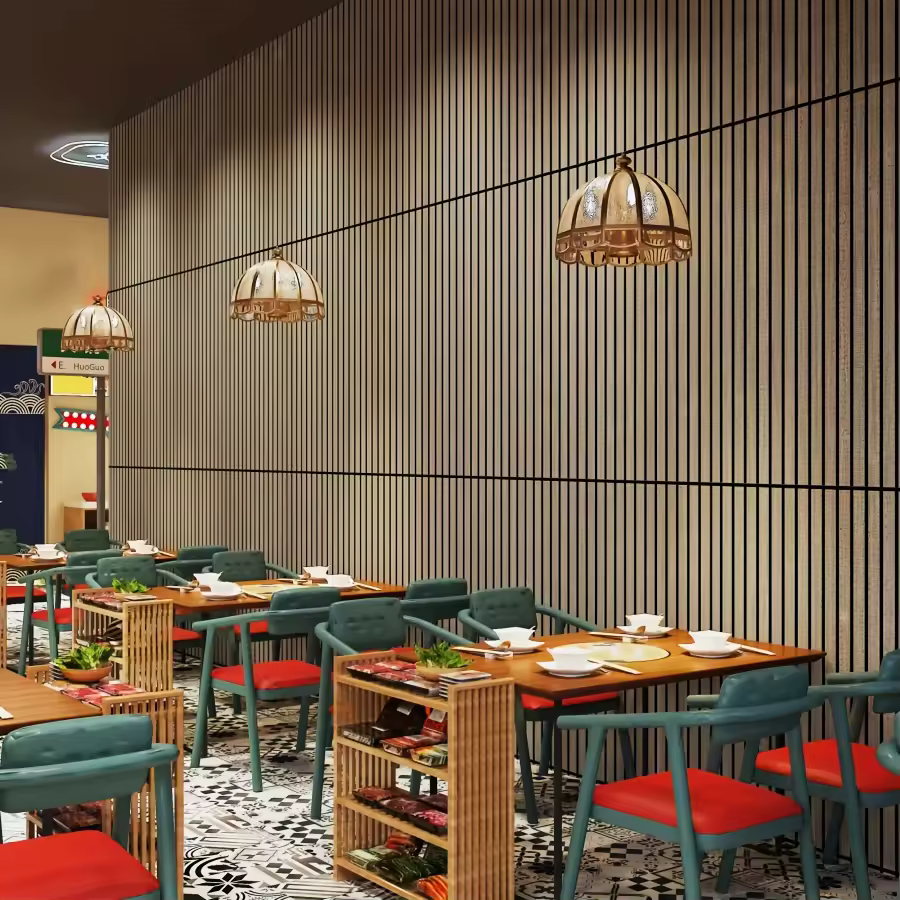 Papel de Parede 3D Madeira Premium